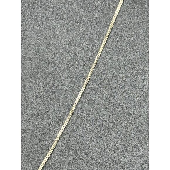 Vintage 18” Sterling Silver Mystic Topaz Cubic Zirconia Pendant Necklace 925 Q23 - Picture 5 of 10